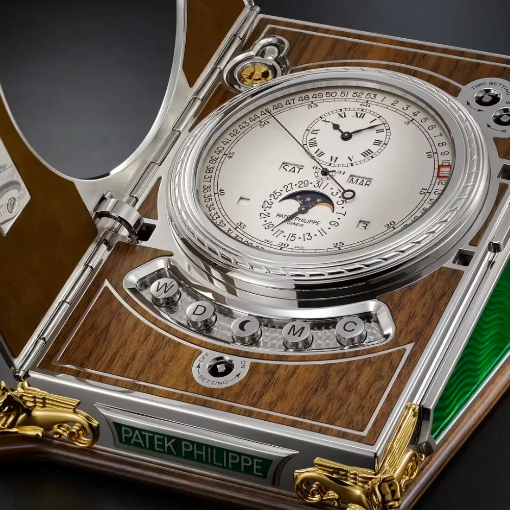 Patek Philippe Complicated Desk Clock Ref. 27000M-001 - Image 6