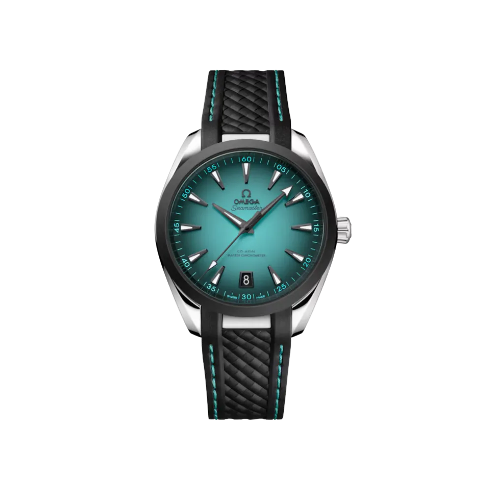 Seamaster Aqua Terra 150M 41 mm, steel on rubber strap Ref. 220.32.41.21.03.001